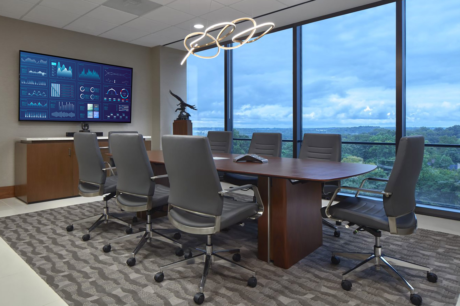 custom commercial conference room interior design