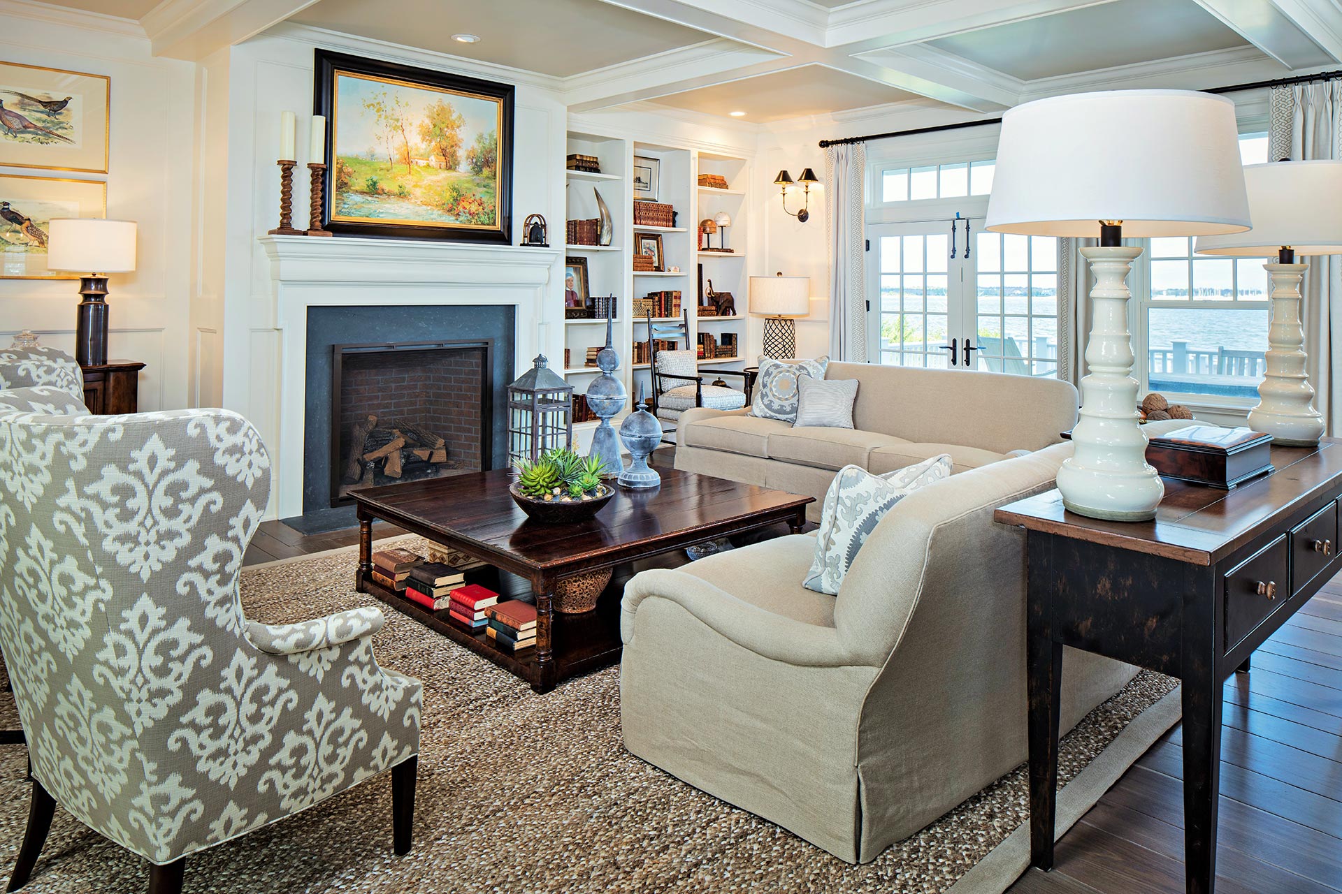 custom living room interior design