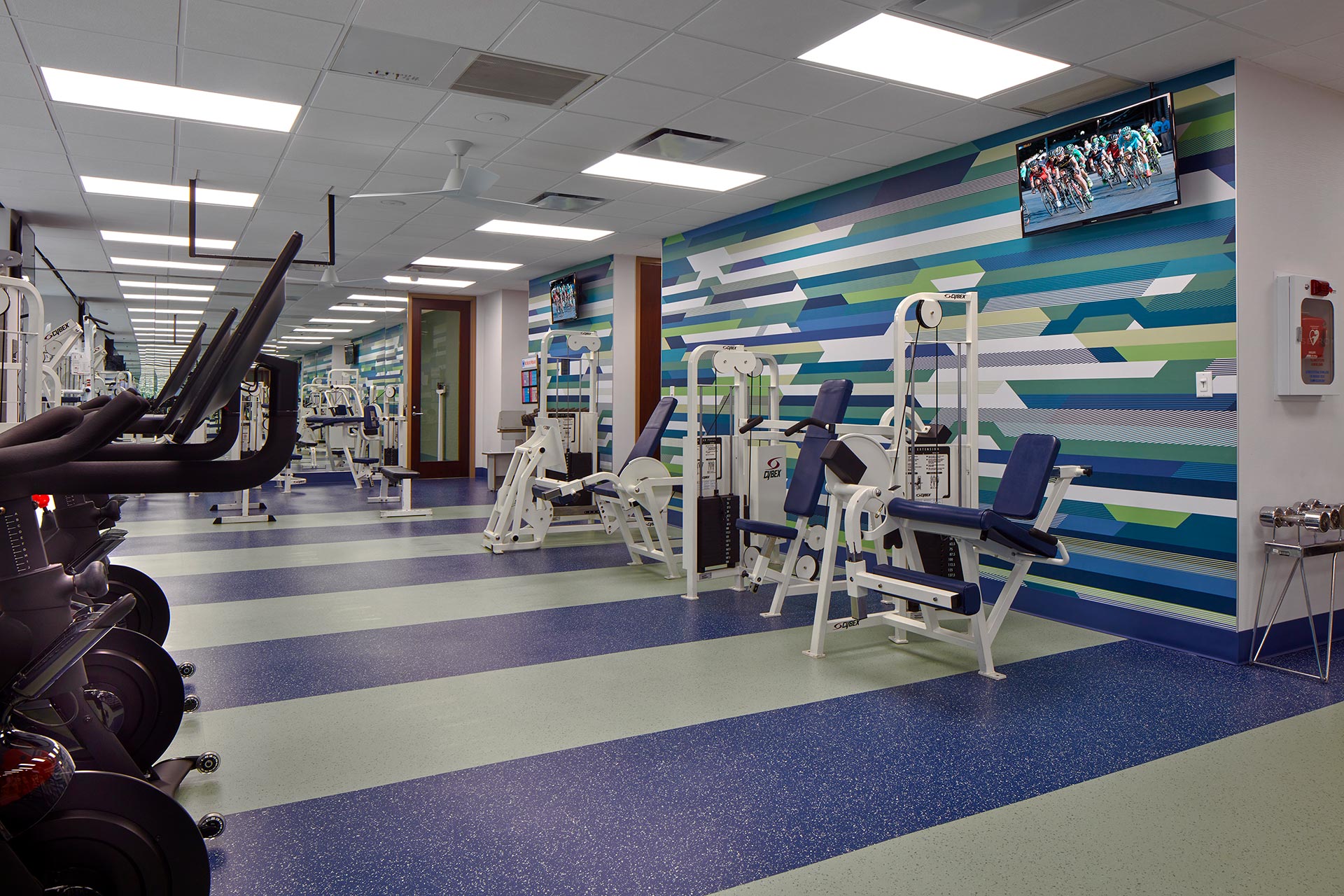custom commercial gym interior design