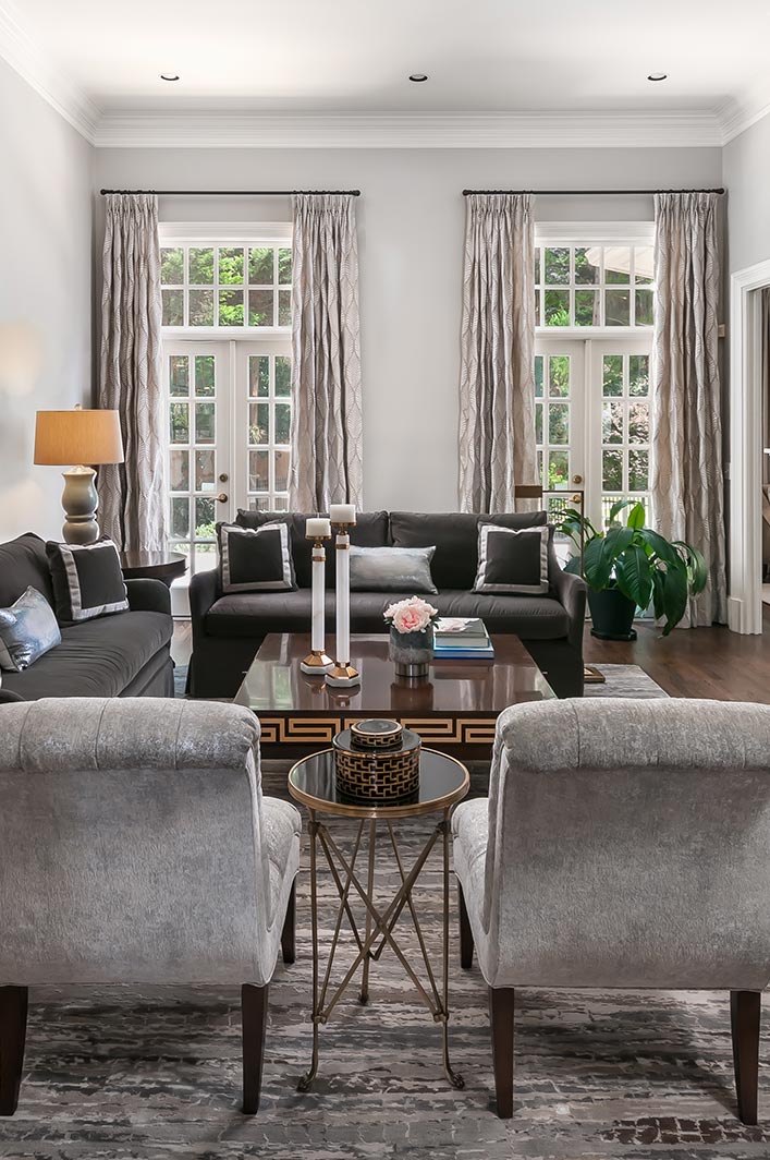 custom living room interior design