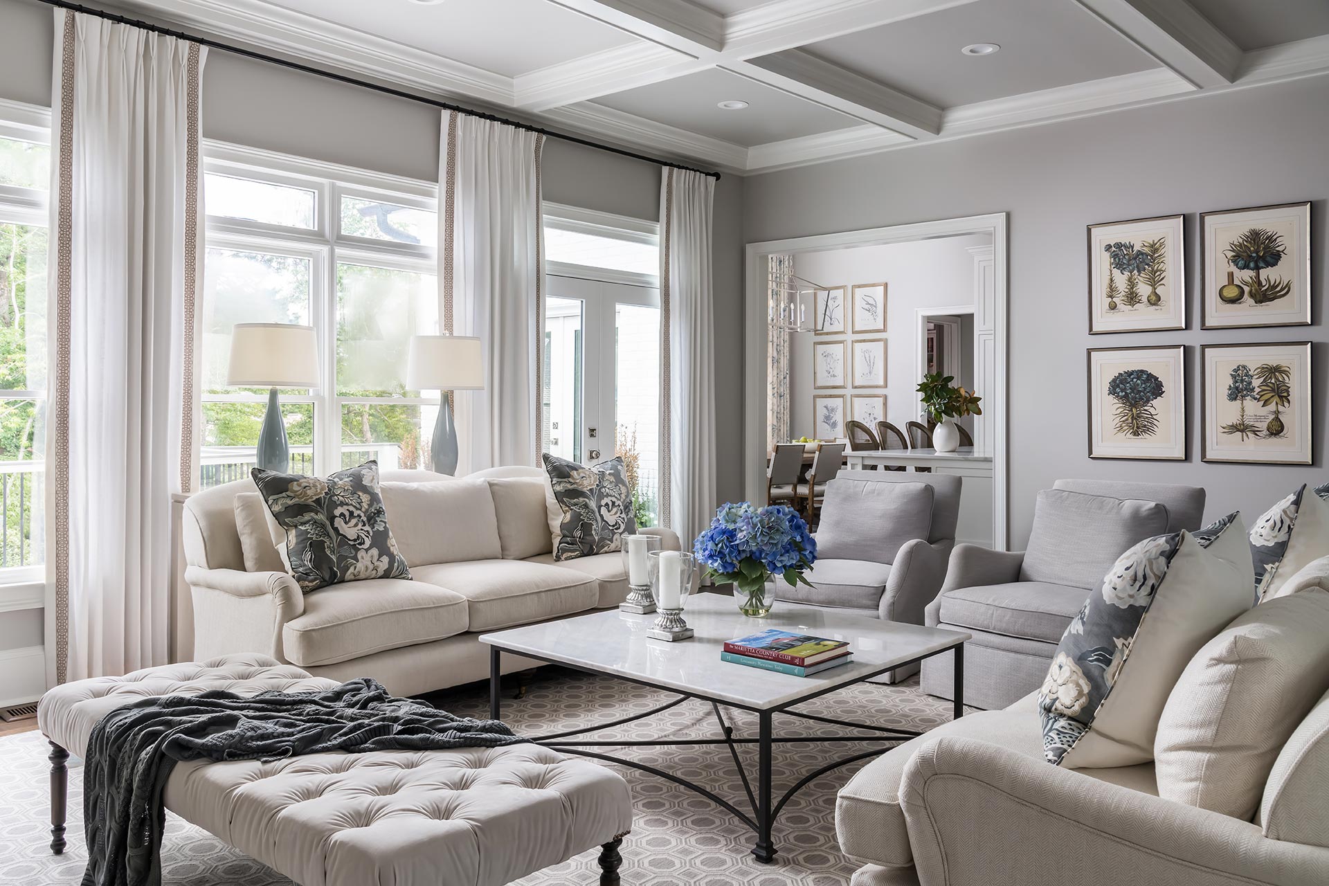 custom living room interior design