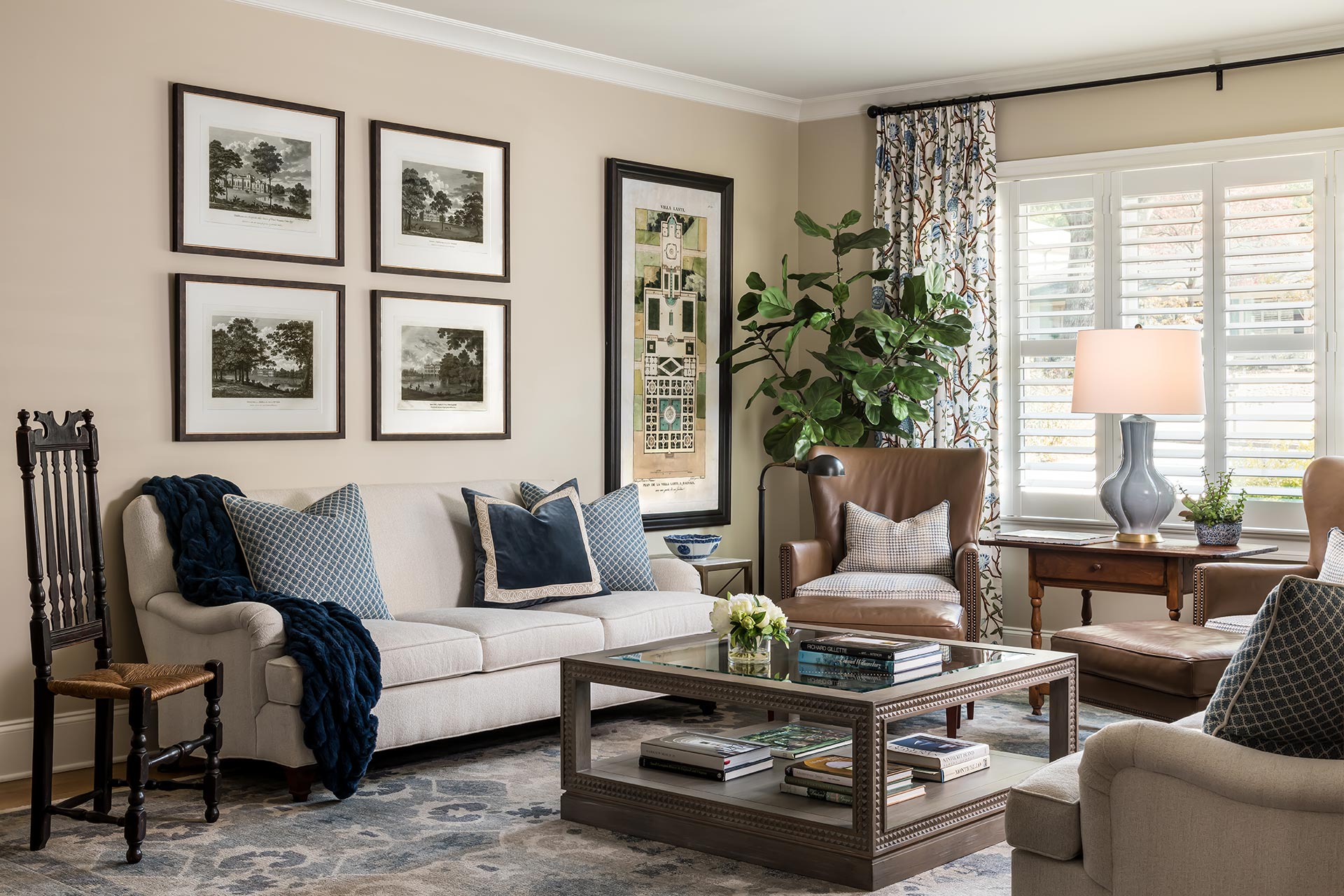 custom living room interior design