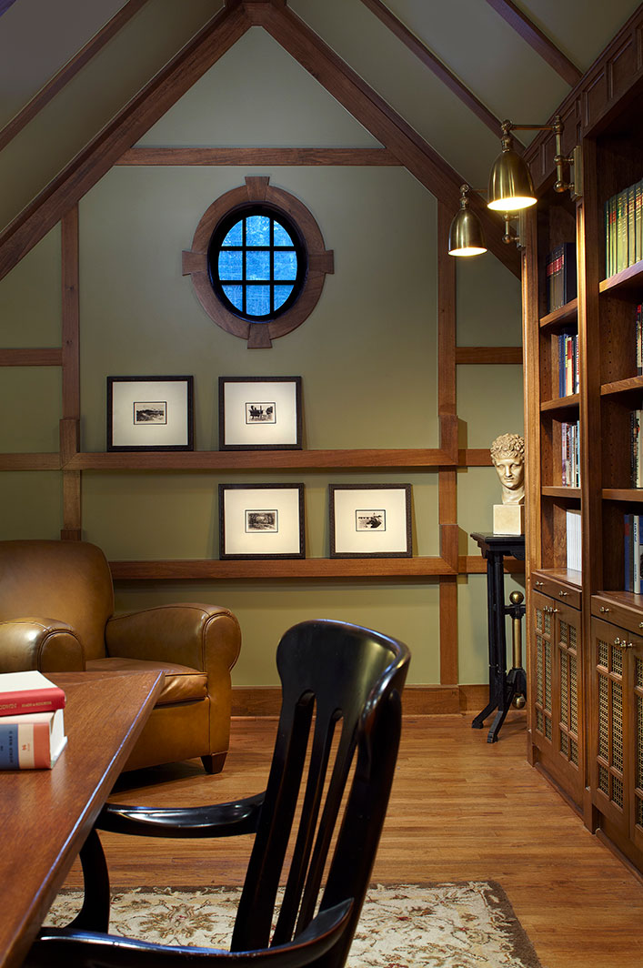 custom other spaces library interior design